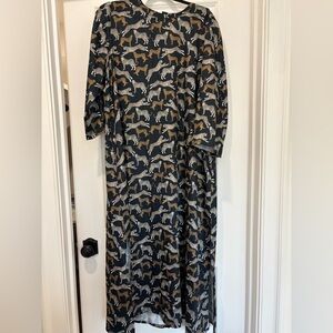 Tuckernuck Leopard Print Maxi Shift Dress